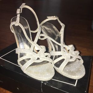 Pierre Dumas Rhinestone Heels